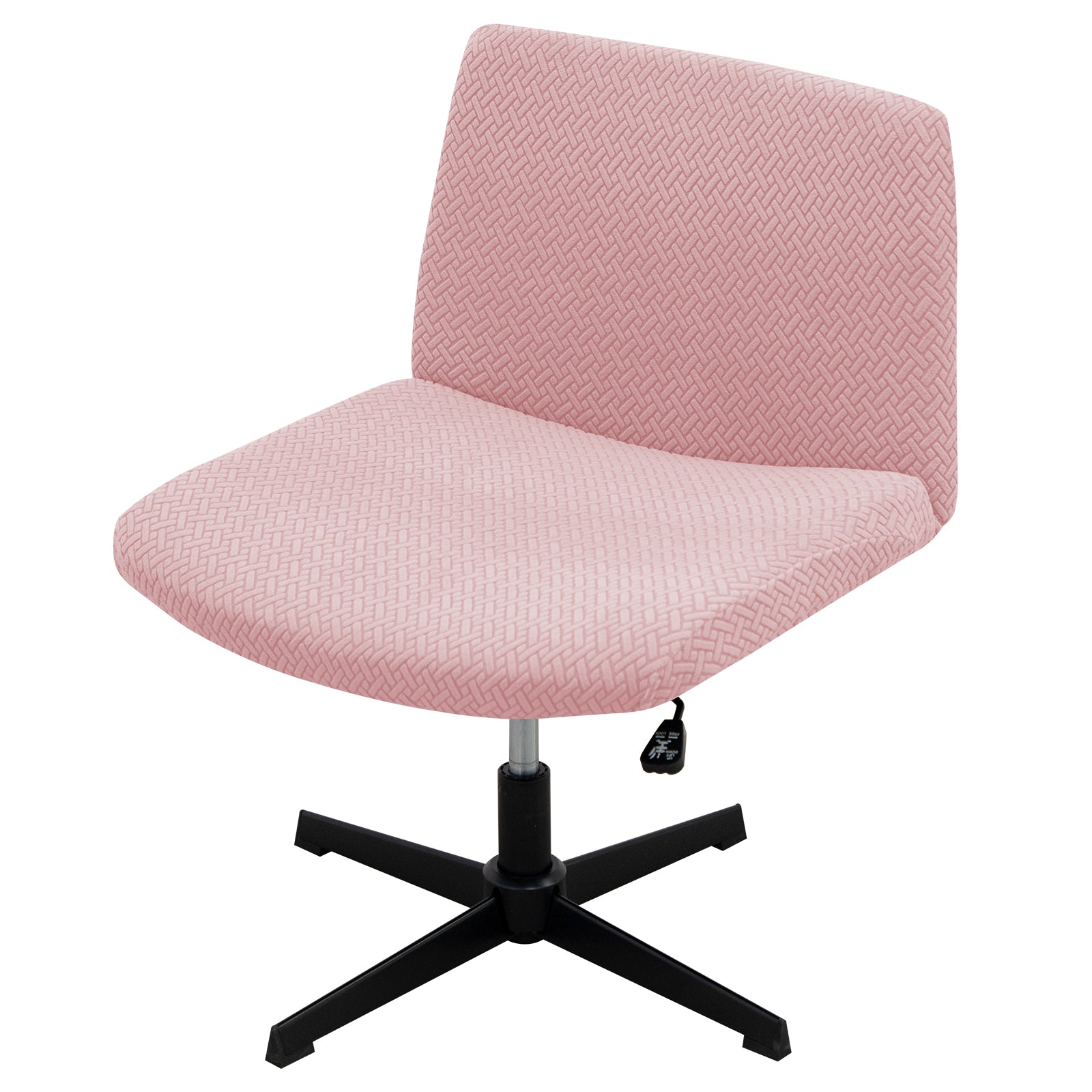 Armless Criss Cross Office Desk Chair Cover Slipcover, Mid Back Wide Chair Protector Stretch Removable ,Stretch Computer Universal  Modern Simplism Style High Back Chair Slipcover