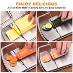 Multifunction Cheese Slicer Cutter Stainless Steel Cheese Slicer Cheese Cutter Board bring Accurate Size Scale for Cutting Cheese Butter Vegetables Sausage