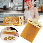 Sliding Pizza Belt Handle Pizza Peel for Perfect Transfer of Pizza Pala Pizza Scorrevole, Not Easy to Stick Easy to Clean High Temperature Resistant Easy to Use, Suitable for Indoor and Outdoor Ovens