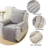 Anti-slip Armchair Cover Armchair Cover Flannel Armchair Cover Sofa Chair Cover Waterproof Sofa Cover
