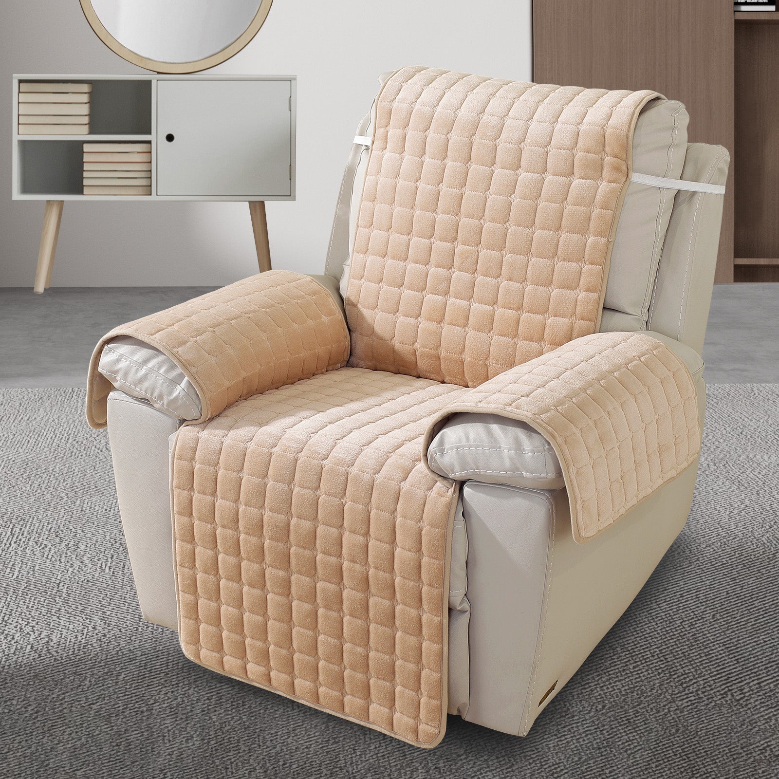 Anti-slip Armchair Cover Armchair Cover Flannel Armchair Cover Sofa Chair Cover Waterproof Sofa Cover