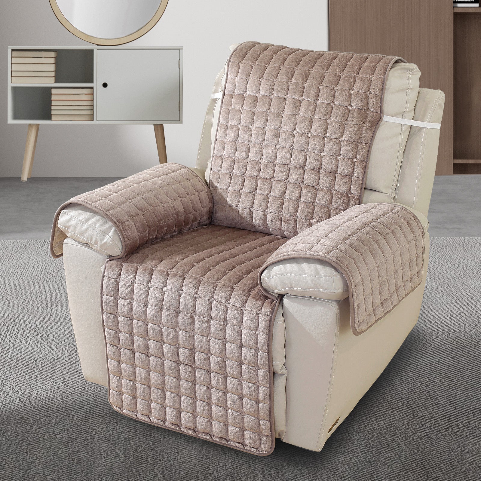 Anti-slip Armchair Cover Armchair Cover Flannel Armchair Cover Sofa Chair Cover Waterproof Sofa Cover