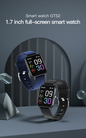 GTS2 1.69'' Waterproof Smart Watch Health monitor with 16 Sport Modes Music Control 45 Days Long Standby