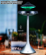 Magnetic Levitating Bluetooth Speaker, LED Light Base Levitating UFO Speakers, Wireless Levitating Speakers for Home Office