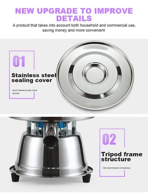 90W Electric Automatic Flour Sifter Shaker Vibrating Sieve Machine for Granule Powder Grain 1680 r/min