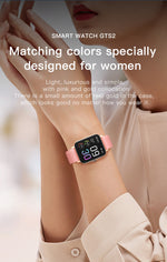 GTS2 1.69'' Waterproof Smart Watch Health monitor with 16 Sport Modes Music Control 45 Days Long Standby