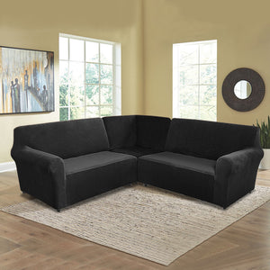 5 Seater L Shape Velvet Sofa Cover Velvet L Shaped Sofa Cover Washable Sofa Cover