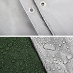 Waterproof tarpaulin PE protective tarpaulin with eyelets anti-UV tear-resistant truck tarpaulin multi-purpose cover for garden furniture pool trampoline car