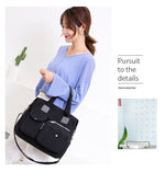 Lightweight Travel Bag with Waterproof Nylon Large Capacity Multi-Pocket Compartment for School Fitness Trip
