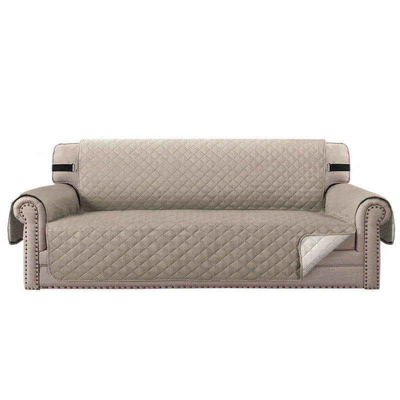 (3 seaters) water-resistant sofa cover, non-slip couch cover with elastic straps, armchair cover, soft quilted seat for dogs and pets