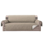 (3 seaters) water-resistant sofa cover, non-slip couch cover with elastic straps, armchair cover, soft quilted seat for dogs and pets
