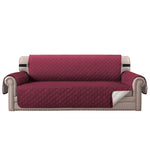 (3 seaters) water-resistant sofa cover, non-slip couch cover with elastic straps, armchair cover, soft quilted seat for dogs and pets