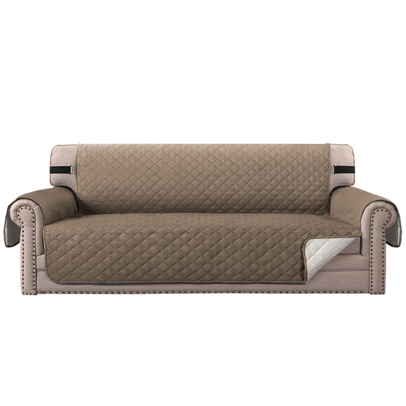 (3 seaters) water-resistant sofa cover, non-slip couch cover with elastic straps, armchair cover, soft quilted seat for dogs and pets
