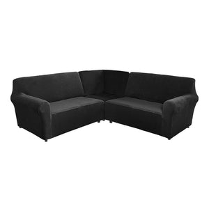 5 Seater L Shape Velvet Sofa Cover Velvet L Shaped Sofa Cover Washable Sofa Cover