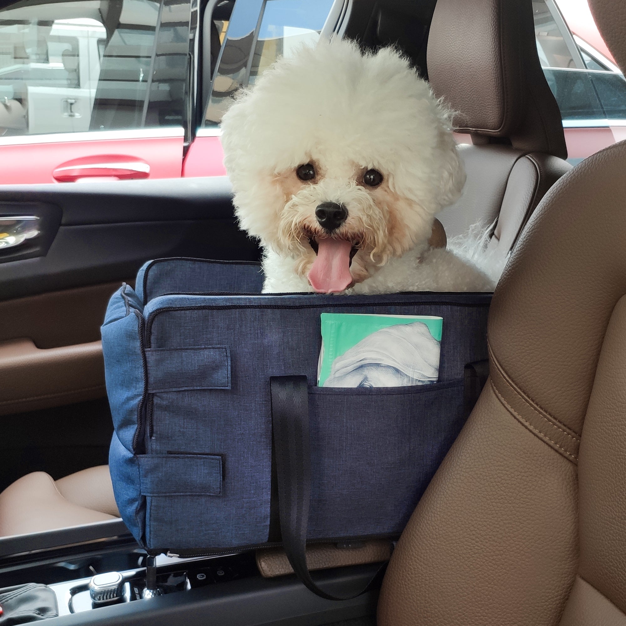 Waterproof Dog Kennel for Puppy Car Seat Upgrade Portable Pet Dog Car Seat