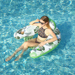 Inflatable Pool Float Chair Lounge for Adults, Pool Floaties Lounge with Cup Holder , Water Floats for Summer Swimming Pool Toys
