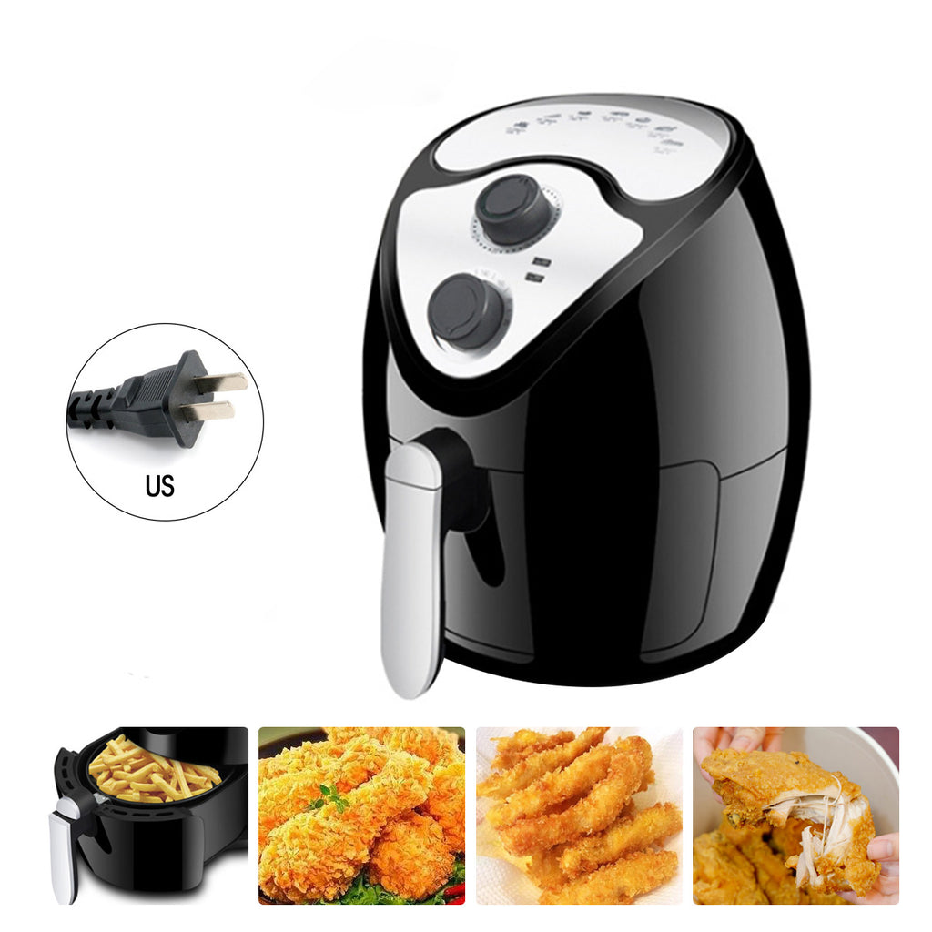 Electric Digital Hot Air Fryer Oil-Less Healthy Cooker with 2.6L Extra Large Capacity of Food 7 Menu Functions