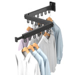 Wall Mounted Clothes Dryer, Collapsible Clothes Hanger, Retractable Drying Rack Indoor Outdoor Space Saving Clothes Rack, Retractable Clothes Dryers