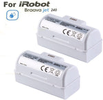 2 PACK High Capacity 3.7V 5300mAh Replacement Li-ion Battery Compatible with iRobot Braava Jet 240 241 244