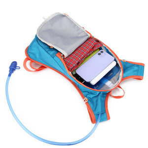 Insulated Hydration Backpack with 2L Water Bladder for Running Cycling Camping Hiking