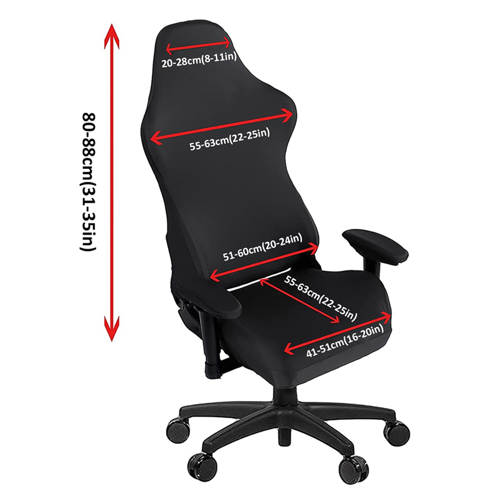 4 Piece Set Gaming Chair Covers Armrest Covers Gamer Chair Cover Computer Game Office Chair Cover
