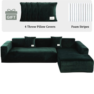 Corner sofa cover L-shaped sofa cover with armrests, Elastic sofa cover, sofa cover with armrests