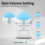 Rain Cloud Humidifier Raining Cloud Night Light Aromatherapy Essential Oil Diffuser with 7 Changing Colors Lights