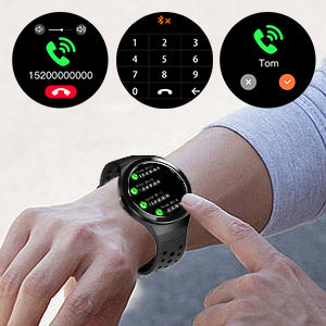 Sports Watch with Heart Rate Monitoring Waterproof 10 Sport Modes Store Data for Unlimited Time Support Google Fit