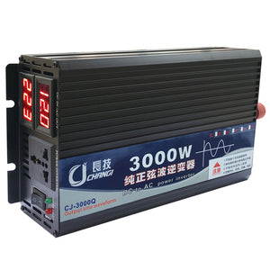 1000W 3000W 5000W 6000W DC 12V 48V to AC 110V Pure Sine Wave Power Inverter