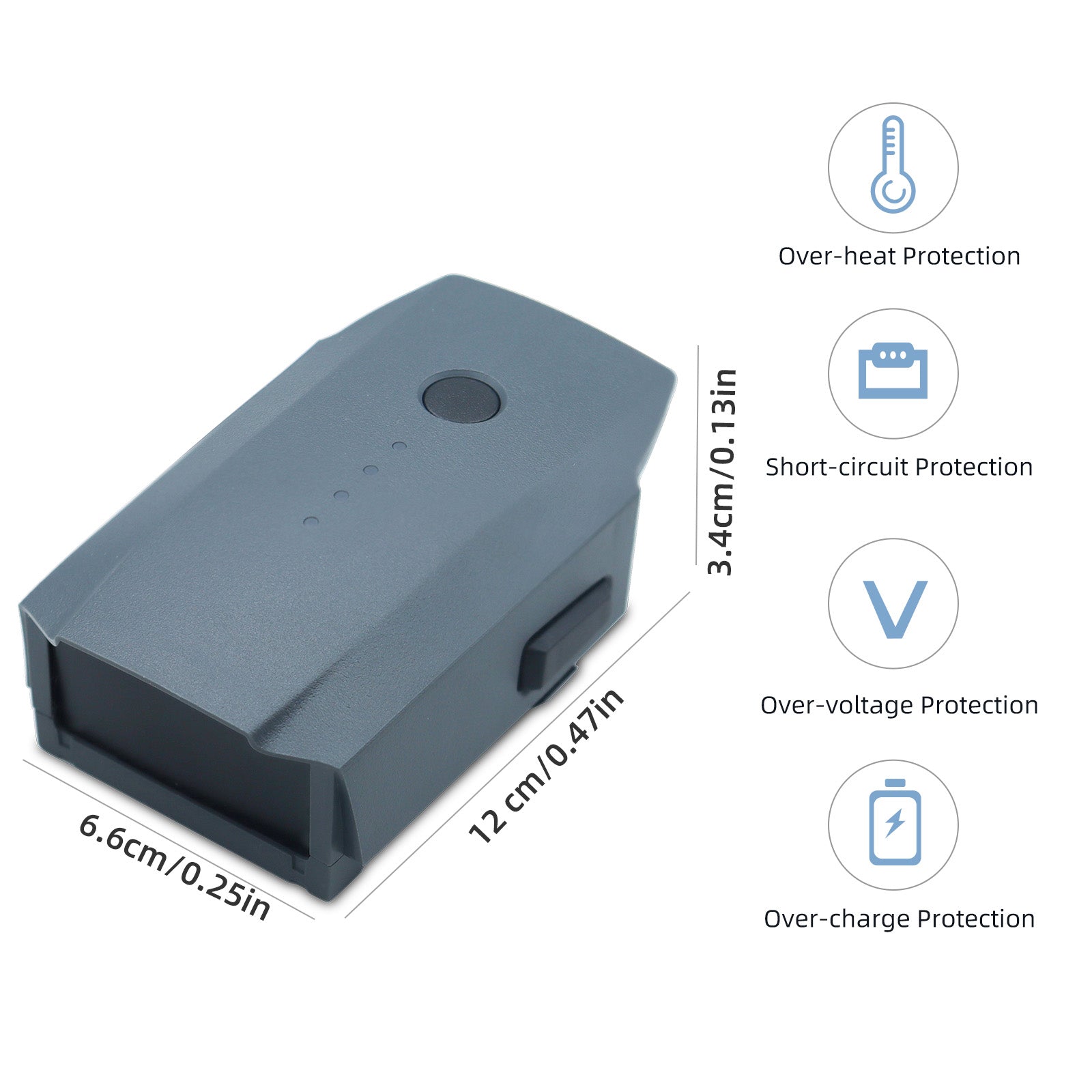 11.4V 3830mah LiHV Drone Battery for DJI Mavic Pro Drone Li-ion Battery