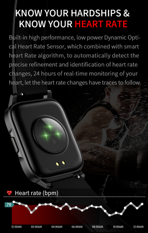 Smart Watch Fitness Tracker for Heart Rate Monitor Sleep Quality with 15-45 Days Battery Life 10 sports modes