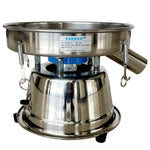 90W Electric Automatic Flour Sifter Shaker Vibrating Sieve Machine for Granule Powder Grain 1680 r/min