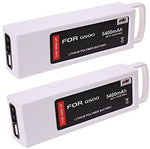 Q500 Flight Battery, 3S 5400mAh 11.1V 5C LiPO Replacement Batteries with Charging Protection for Yuneec Q500 Q500+ Q500 4K Typhoon G RC Quadcopter, Pack of 2