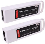 2 Pack 5400mAh 11.1V 5C LiPO Replacement Battery with Charging Protection Compatible with Yuneec Q500 Q500+ Q500 4K Typhoon G RC Quadcopter