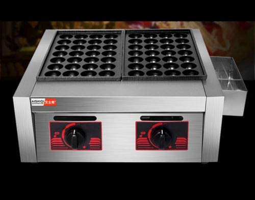 Cassette Gas Takoyaki Device Octopus Ball Cooking Baking machine 56 holes grill pan for Home Kitchen Commercial Use