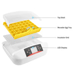 41 Egg Incubator Poultry Hatching Machine with Temperature Control Small General Digital Incubator Breeder Hatcher