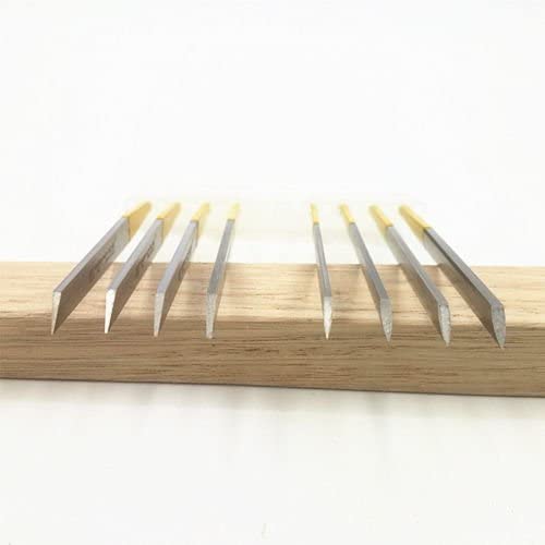 13Pcs Jewelry Engraving Cutting Bits Wood Carving Cutting Tool for Pneumatic Impact Engraving Machine Tool