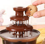 3-Tier Chocolate Fondue Fountain, Half-Pound Capacity, Easy to Assemble