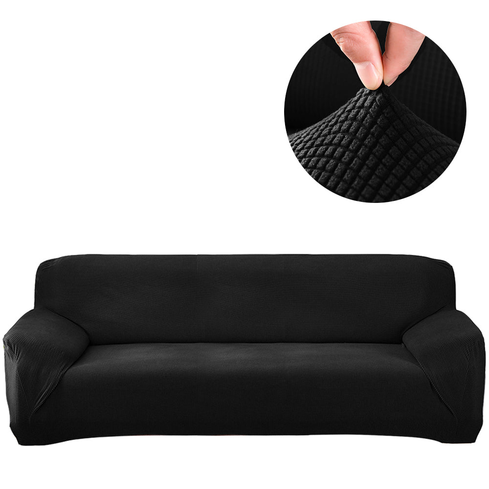 4 Seater Knitted Sofa Cover Stretch Chair Couch Cover Slipcover Protectors