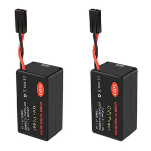 2 Pack Upgraded 2000mAh Li-Po Replacement Battery for Parrot AR.Drone 2.0