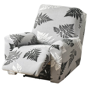 1 Seat Recliner Chair Covers Armchair Sofa Seat Stretch Cover Printed Slipcover