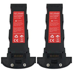 2 PACK 11.4V 4200mah Lipo Battery for Hubsan H117S Zino Brushless Four-axis Aircraft Drone