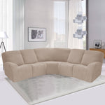 7 Piece L Shape Sofa Covers Pineapple Lattice 5 Seater Corner Cover Chivas Daybed