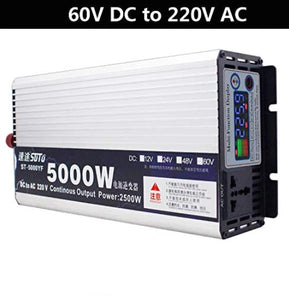 5000W Power Inverter DC12V/24V/48V/60V to AC 220V Modified Sine Wave inverter