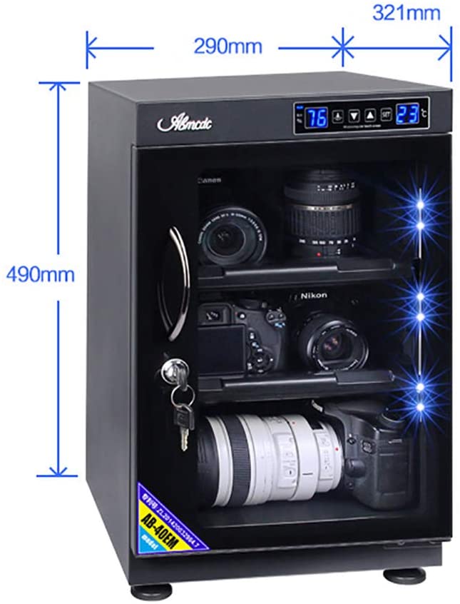 30L Electronic Dehumidifier Dry Cabinet For Camera And Lens Large Photographic Equipment Storage Box