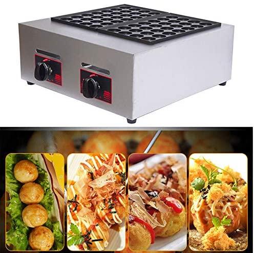 Cassette Gas Takoyaki Device Octopus Ball Cooking Baking machine 56 holes grill pan for Home Kitchen Commercial Use