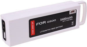Q500 Flight Battery, 3S 5400mAh 11.1V 5C LiPO Replacement Batteries with Charging Protection for Yuneec Q500 Q500+ Q500 4K Typhoon G RC Quadcopter, Pack of 2