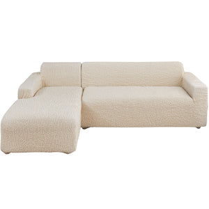 Stretch Sofa Cover, Jacquard 3D Collection stretch sofa cover, one-piece form-fitting washable slipcover