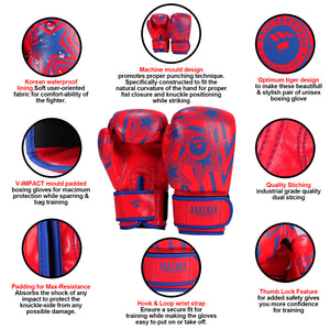 Training & Fighting Gloves, Boxing Gloves, Muay Gloves, Thai, Kickboxing & Premium Mating Gloves