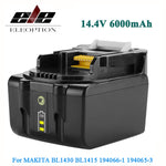 6000mAh 14.4V  Li-Ion Battery For MAKITA BL1430 BL1415 194066-1 194065-3 194559-8